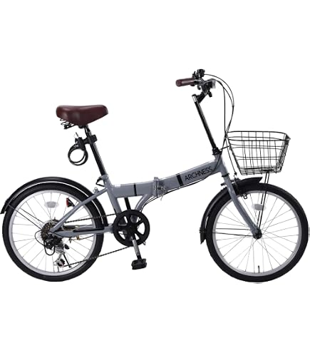 Amazon | City-crews CC10 自転車 折りたたみ自転車 20 インチ 6段変速